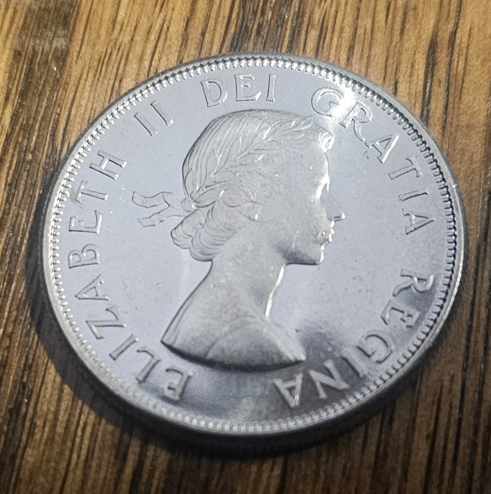 1963 Canada Silver 50 Cents Coin
