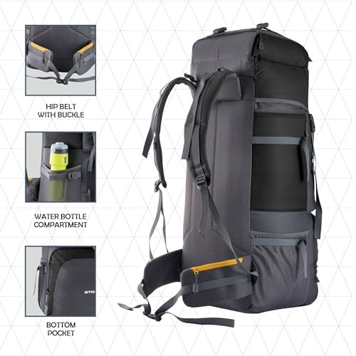 60 Ltr Rucksack Black