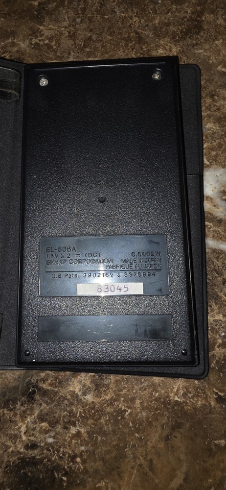 SHARP EL-506A Scientific Calculator Tested Working