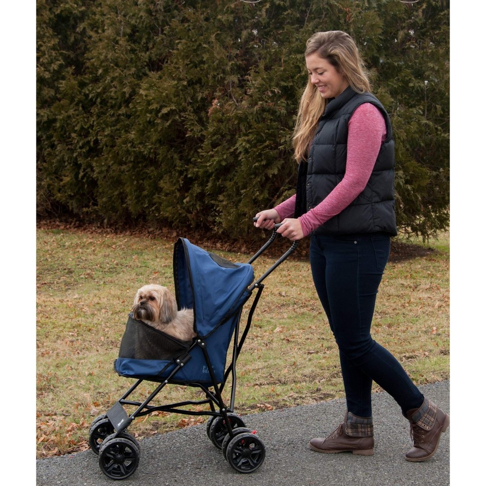 Pet Gear Travel Lite Plus Stroller, Compact, Easy Fold, No Assembly Required,...