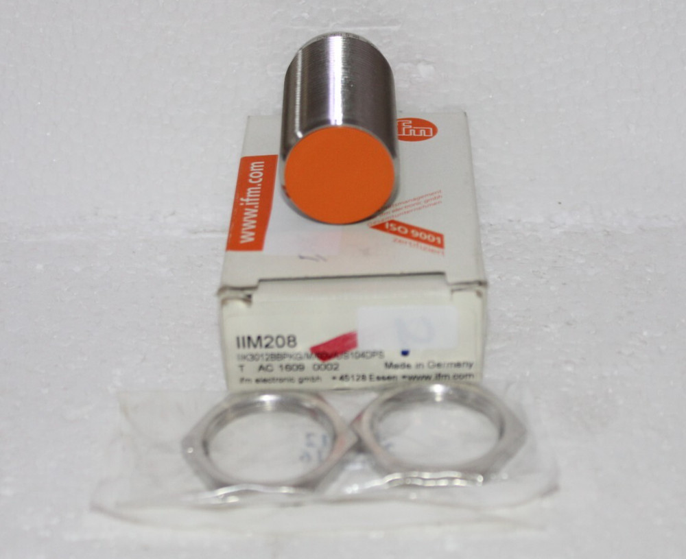 IFM IIM208 IIK3012BBPKG/M/60V/US104DPS Inductive Sensor