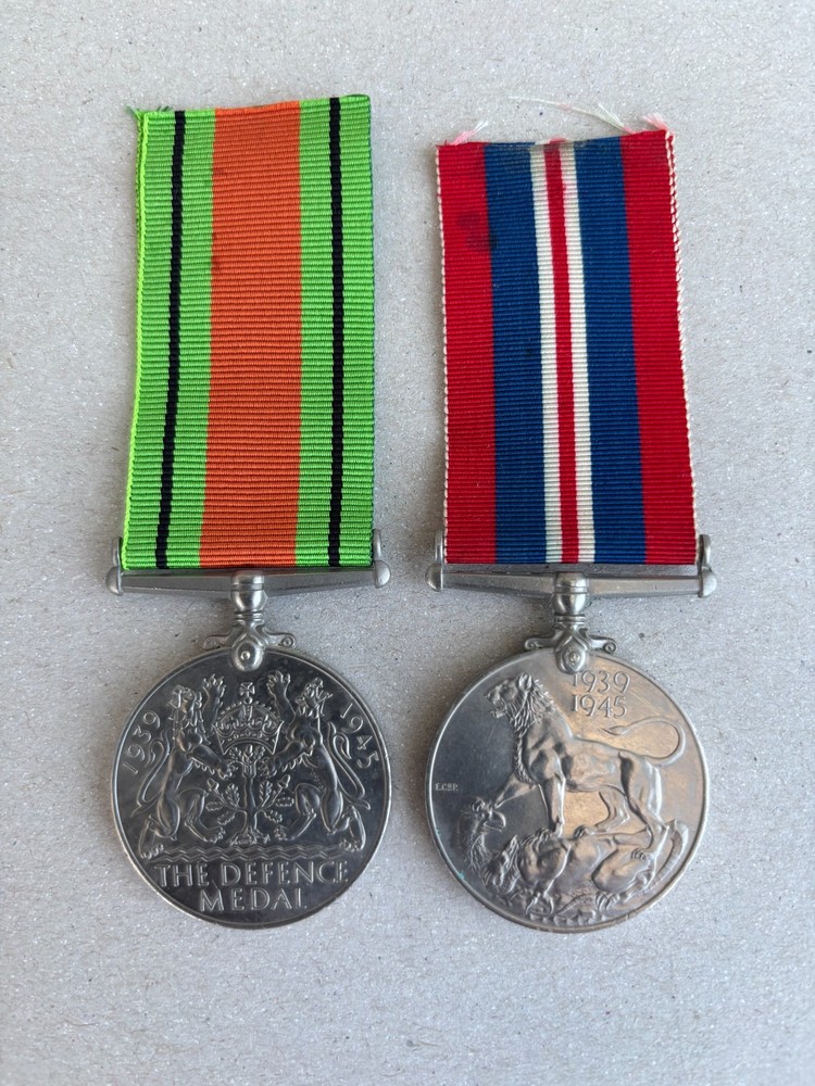 WW2 WAR & DEFENCE MEDALS