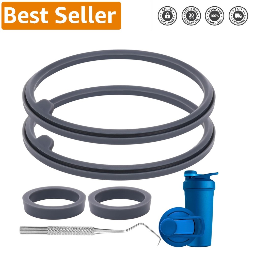 5PCS Replacement Gaskets for BlenderBottle Strada - Odor-Reducing Design