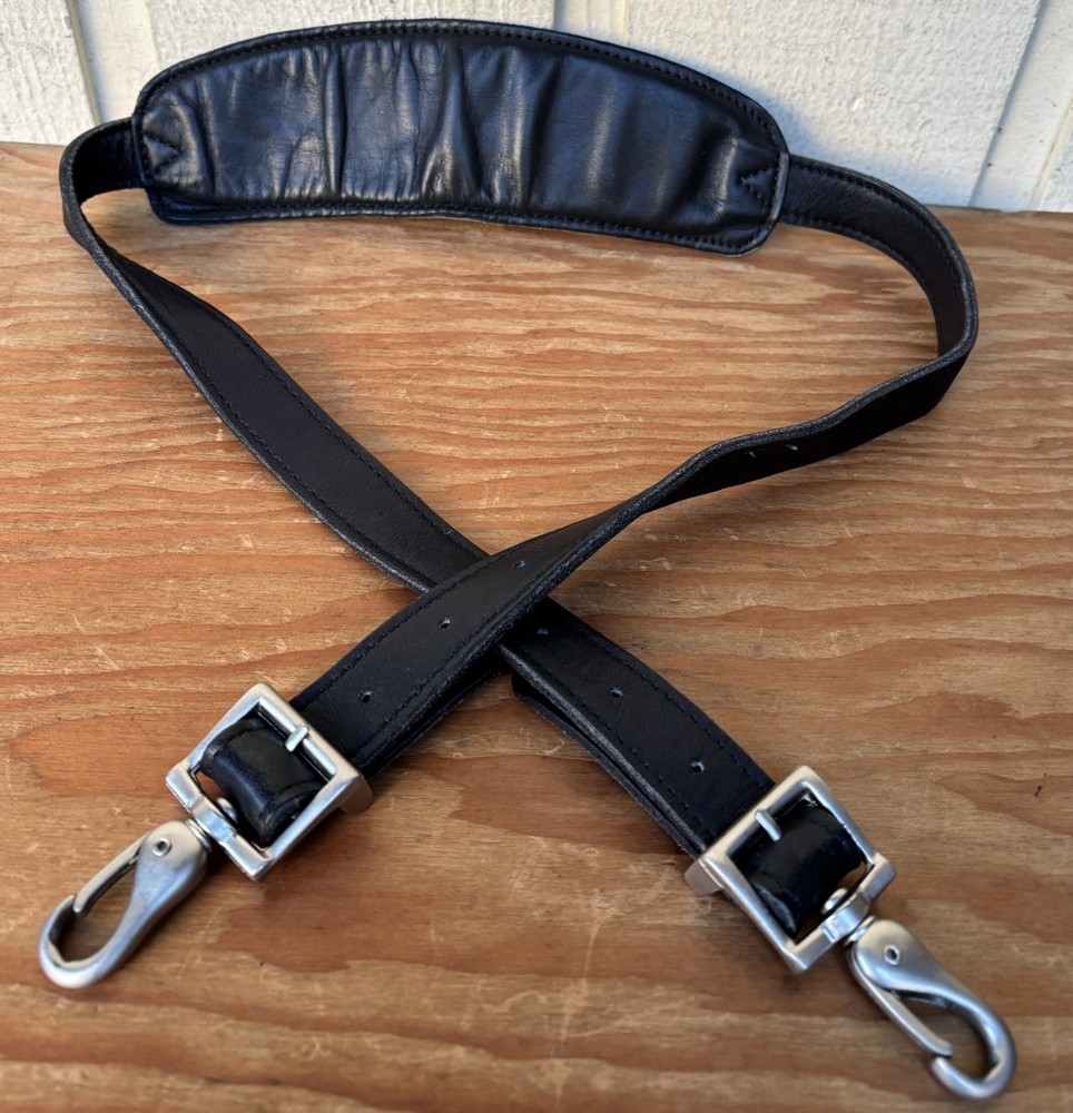 Universal shoulder bag/garment/carry on bag/ replacement strap. Silver hardware