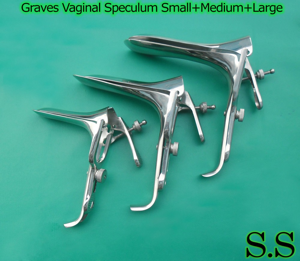 10 Graves Vaginal Speculum (2 small) 6 medium 2 large