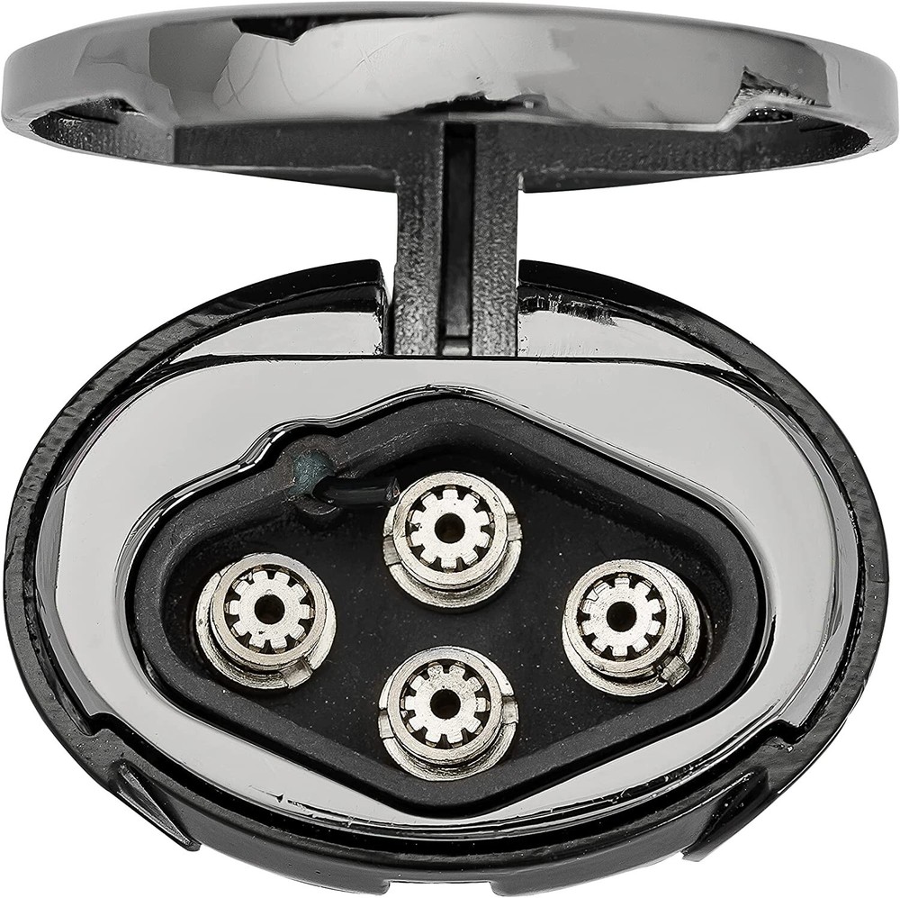 Xikar High Performance HP4 Diamond Quad Flame Cigar Lighter, Matte Black