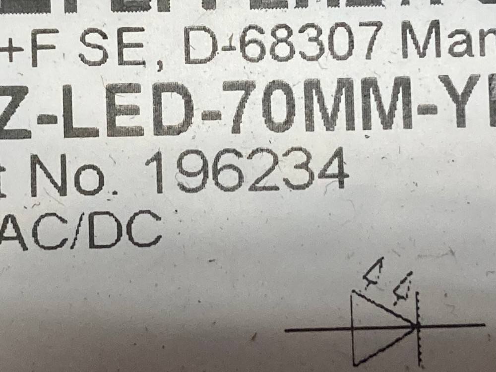 Pepperl + Fuchs Stack Light Module 24 V VAZ-LED-70MM-YE