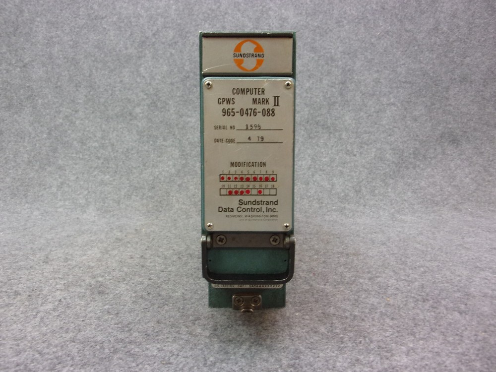 Sunstrand GPWS MkII Computer P/N 965-0476-088