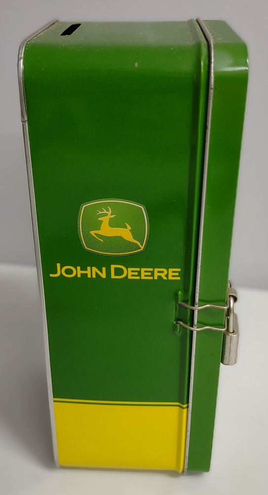 John Deere Mini Locker Tin with lock & key