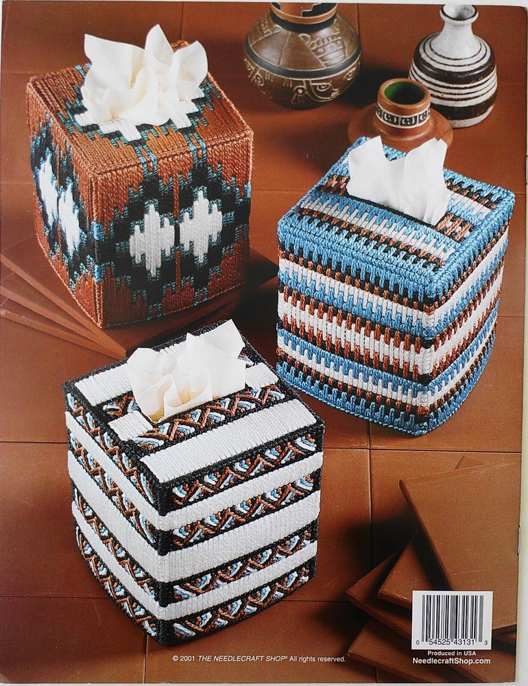 Needlecraft Shop Native American TIssue Covers Plastic Canvas Pattern