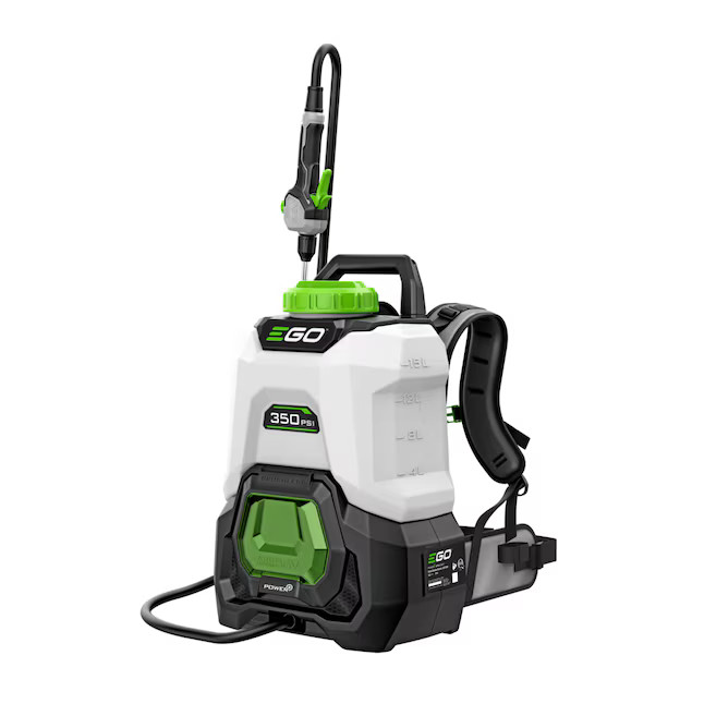 EGO 4-Gallon 56-volt Battery Operated Plastic Backpack Sprayer with Adjustable S