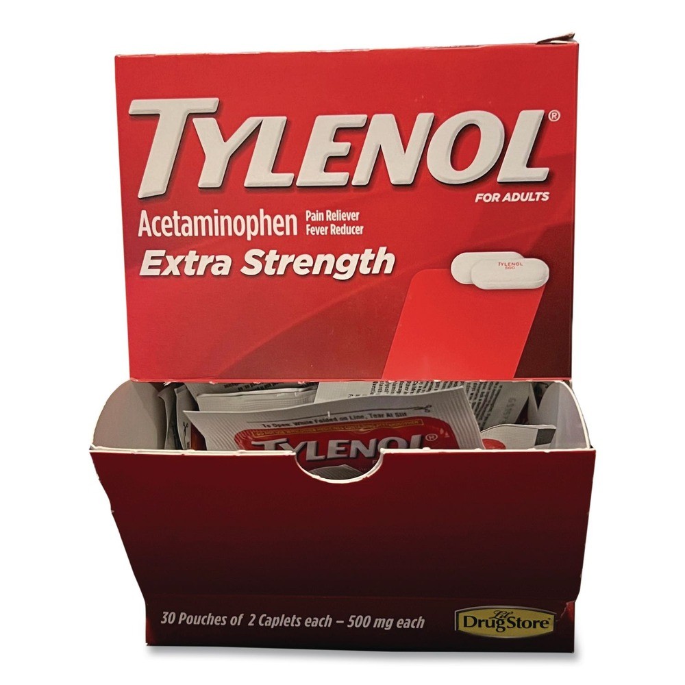 Tylenol 64478 Extra Strength Caplets (30/Box) New