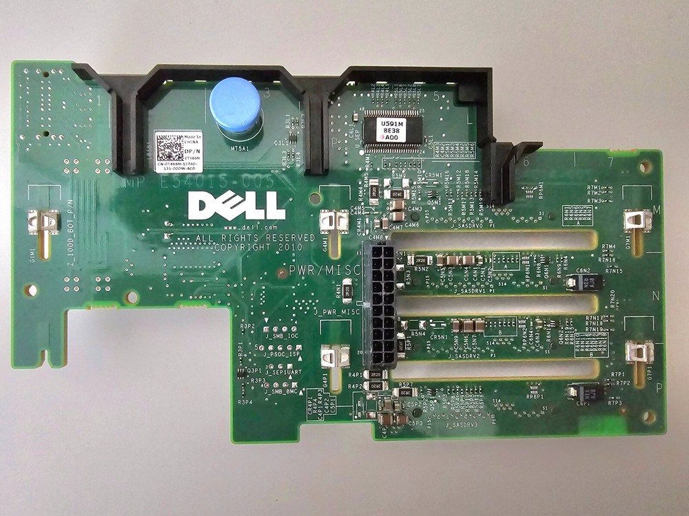 Dell PowerEdge R910 X4 2.5" SAS Server Backplane - T466H