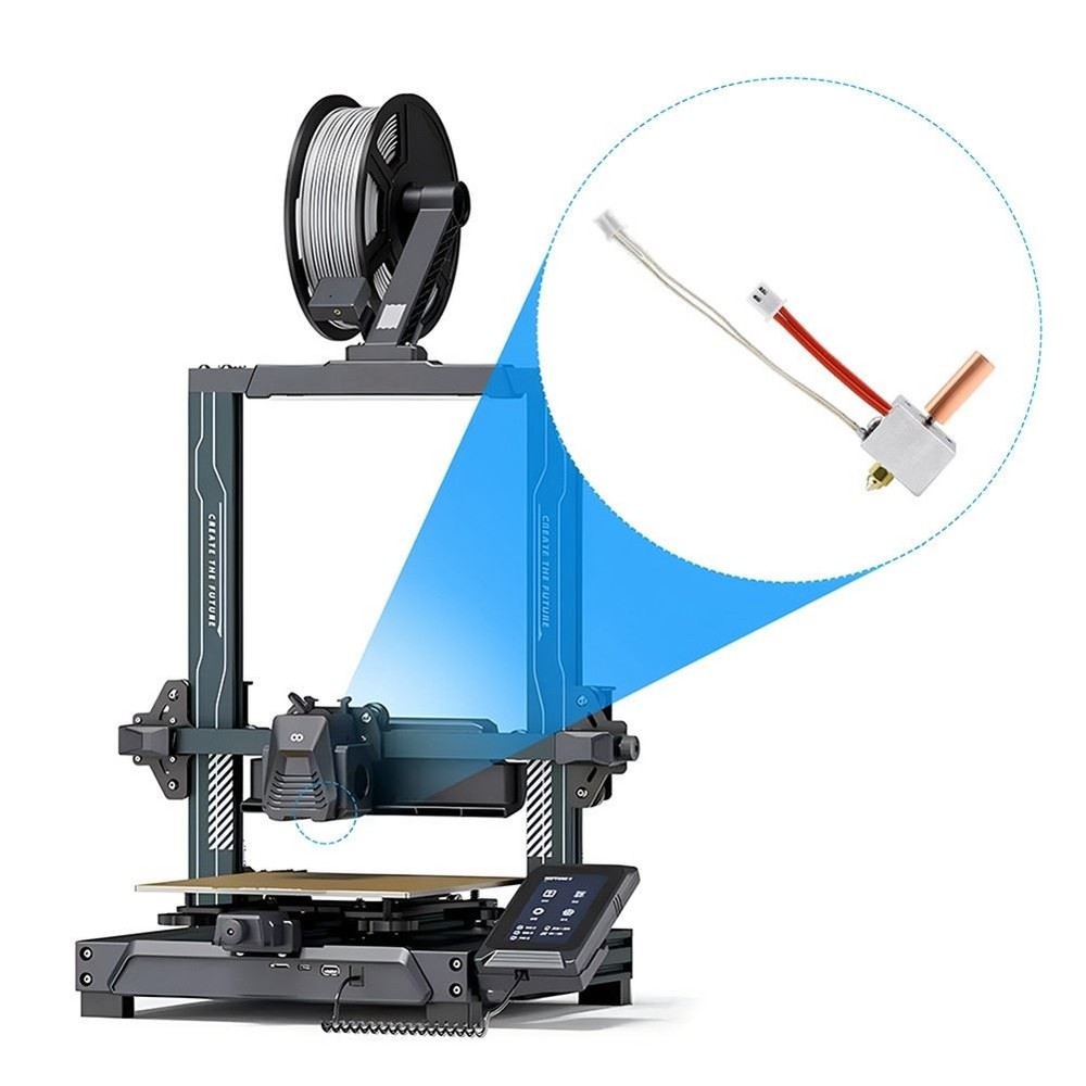 Hotend Kit for Neptune 44 Pro 3D Printer Fully Assemble Metal hotend