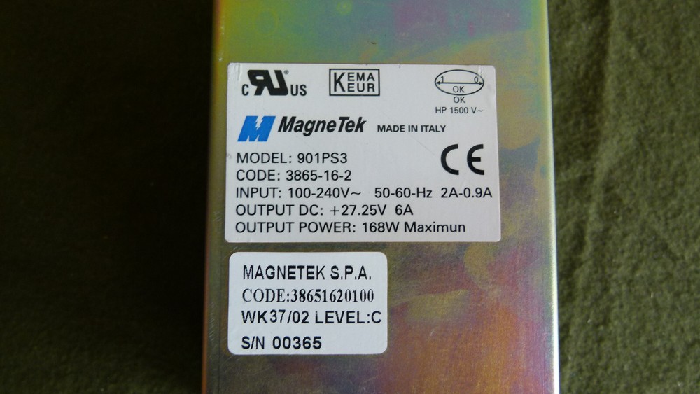 MagneTek 901PS3 Omega Power Syss Code 3865-16-2 (#1)