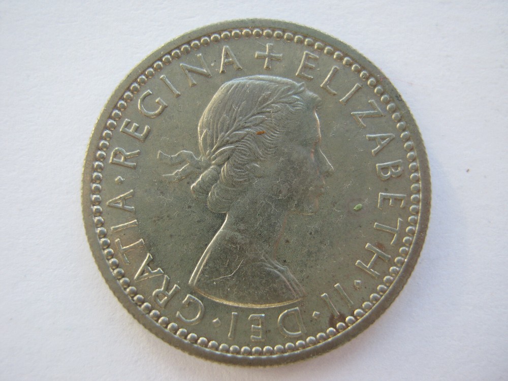 1959 copper nickel Sixpence UNC
