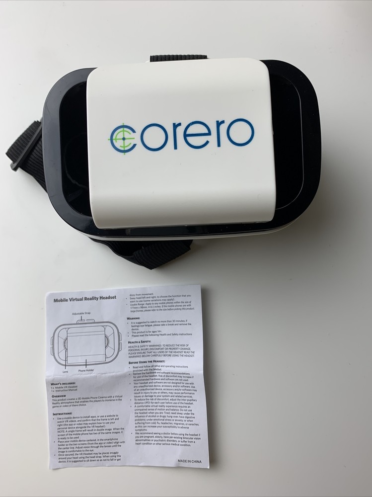 BRAND NEW Corero Virtual Reality VR Headset Mobile Device