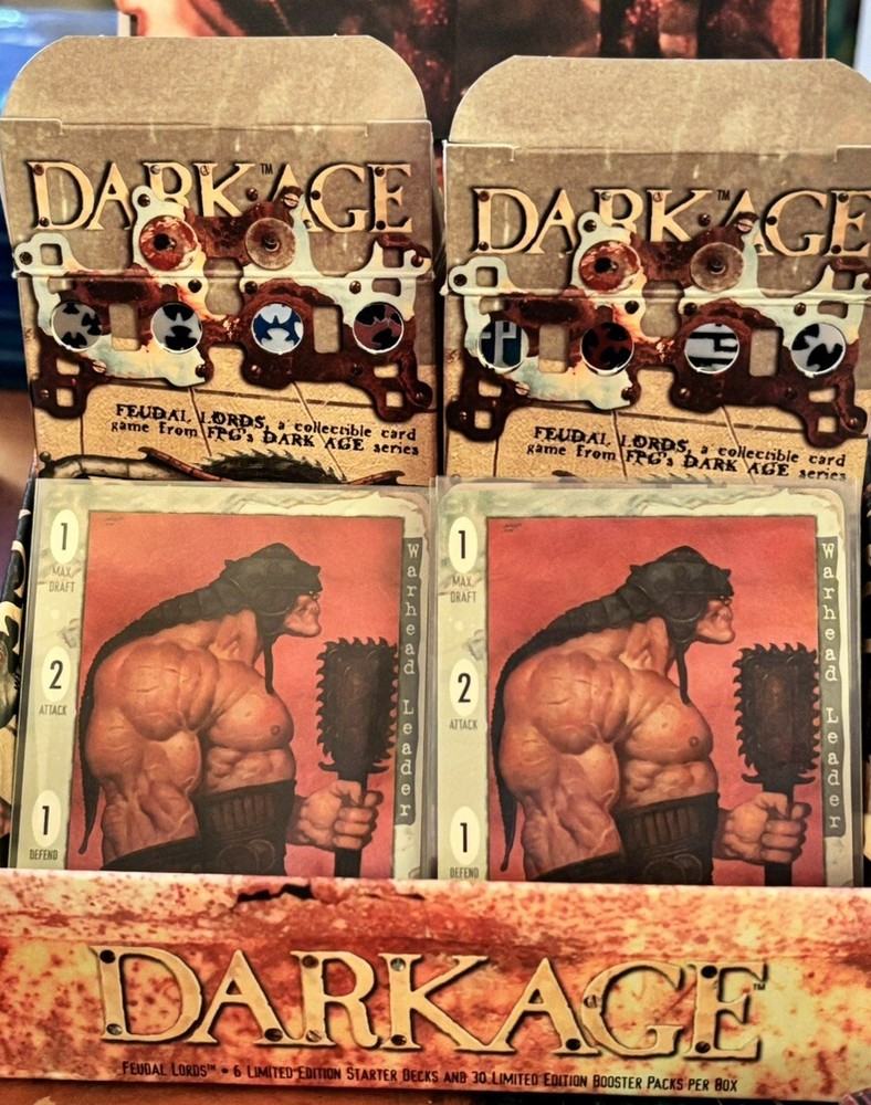 Dark Age: Feudal Lords CCG (1996) Unsealed Starter Deck Sets
