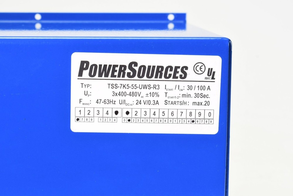 POWERSOURCES TSS-7K5-55-UWS-R3, Soft starter