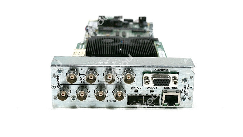 Evertz 7882DEC-H264HD-IPASI HD/SD MPEG2 and H.264 Decoder IPTV +3RU