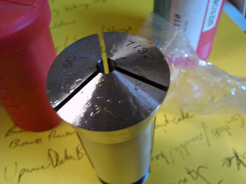 .2188" 7/32" 5C Round Collet