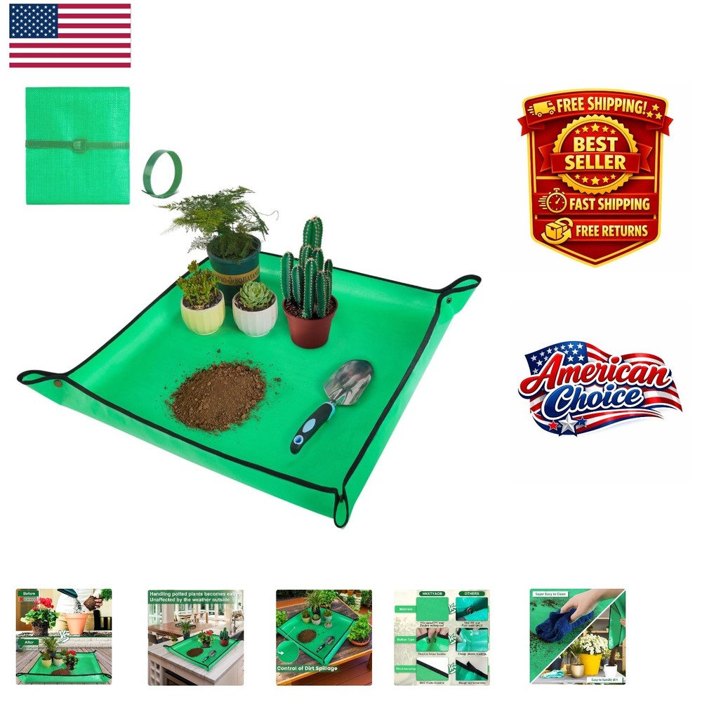 Thickened Portable Potting Mat 27" - Elevate Your Indoor Gardening Experience
