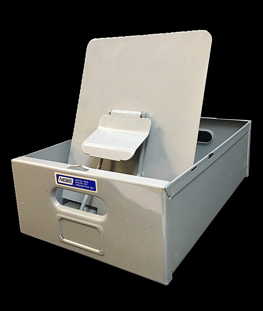 NEBS Metal Drop Side Posting File Tray 945 Grey