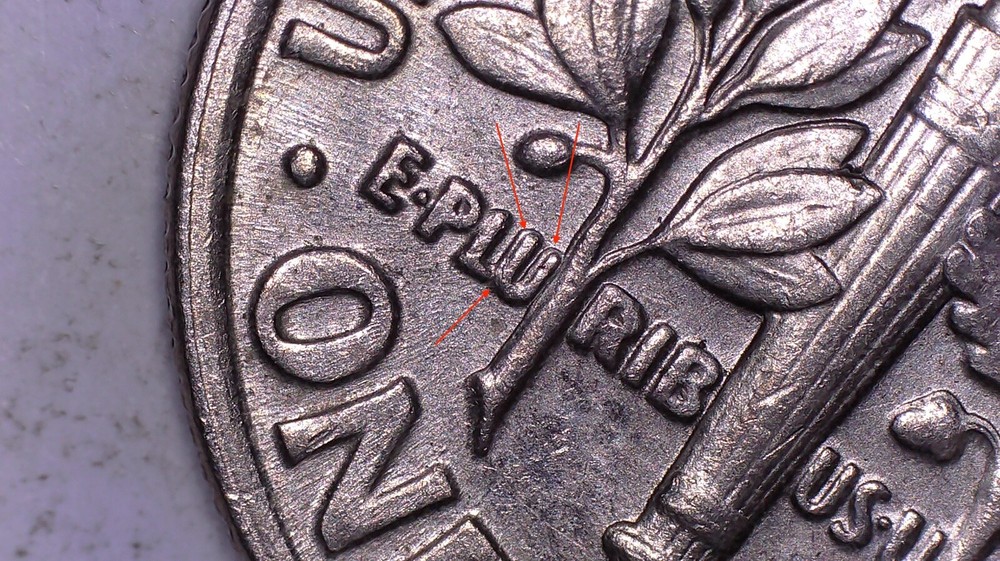 1995 P Roosevelt Dime w/ Error (Doubled U in Pluribus) (#77329)