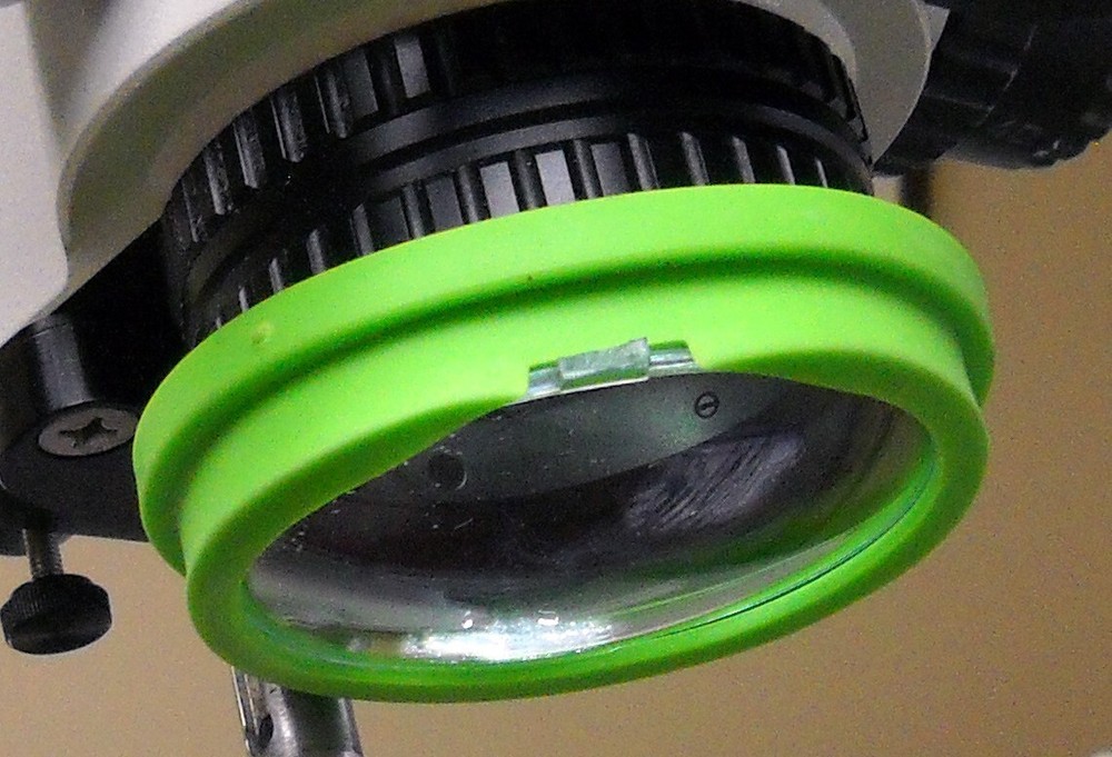 stereomicroscope 70 mm objective lens shield optical plastic friction fit