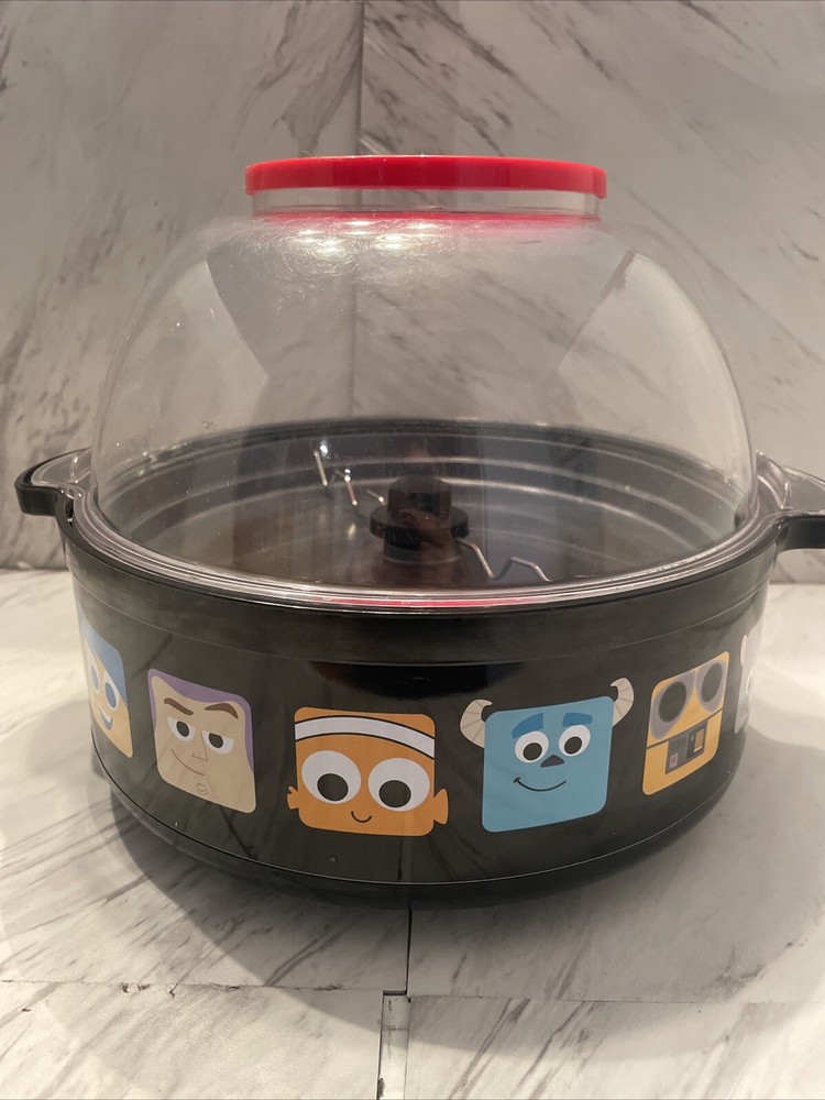 Disney Pixar Characters Stir popcorn Popper Maker machine model DPX-16 Tested