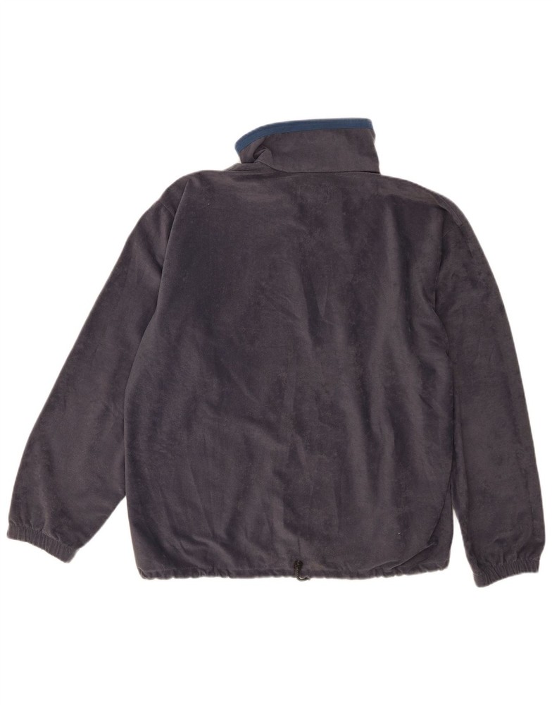 Aesse Mens Velour Tracksuit Top Jacket IT 48 Medium Grey Polyester UV10