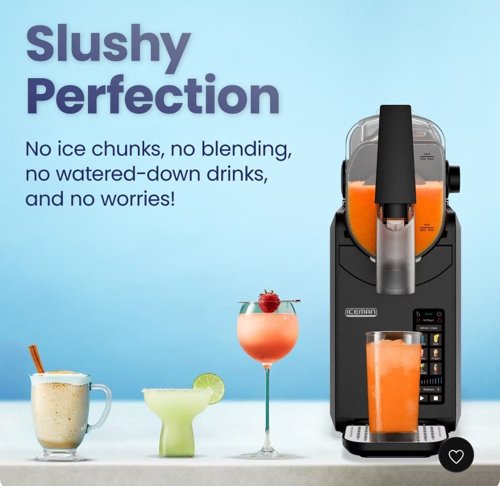 Iceman Slush-Ease Max Slushy Maker with Touch Controls and 5 Functions