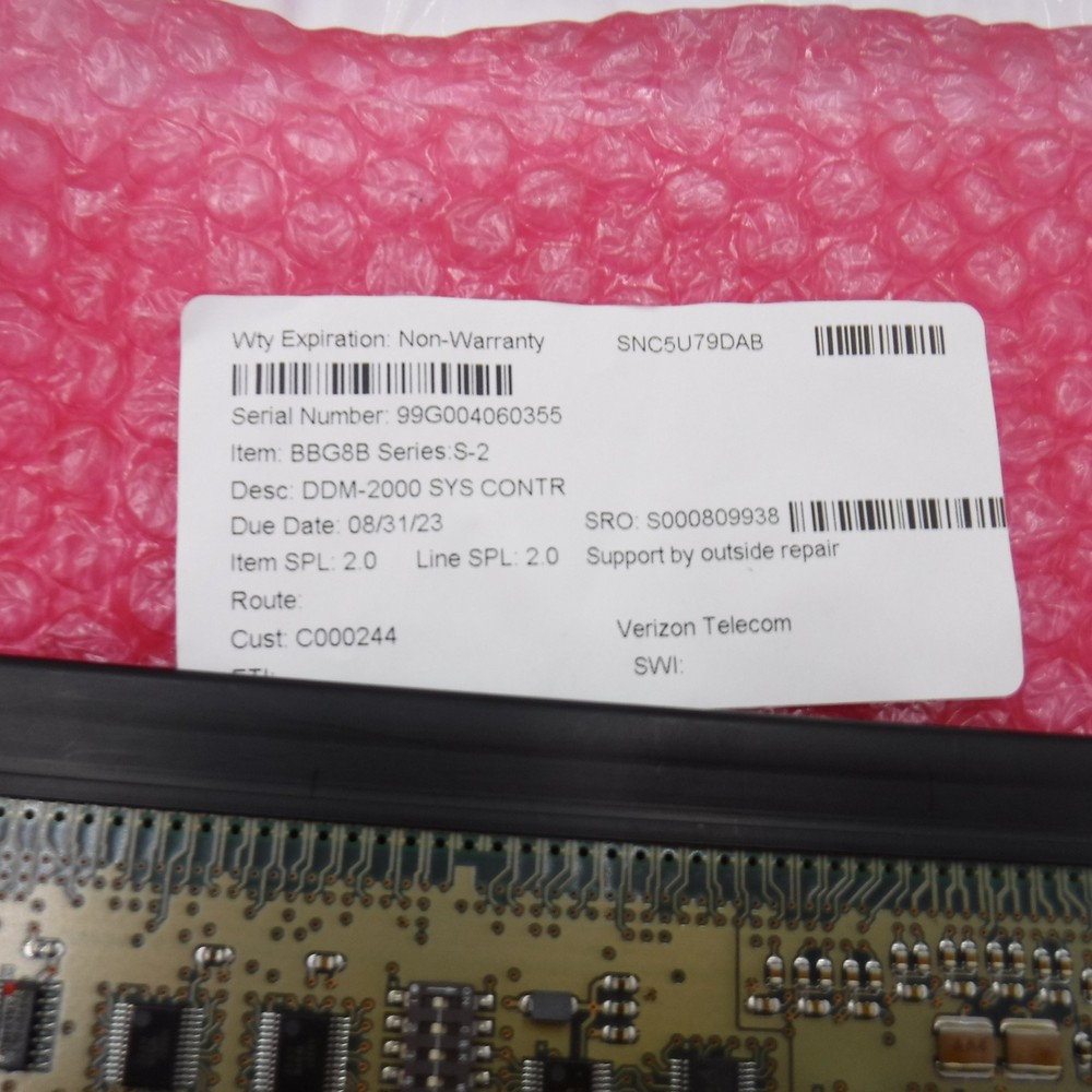 Alcatel Lucent BBG8B Series S-2 DDM-2000 SYS CONTR