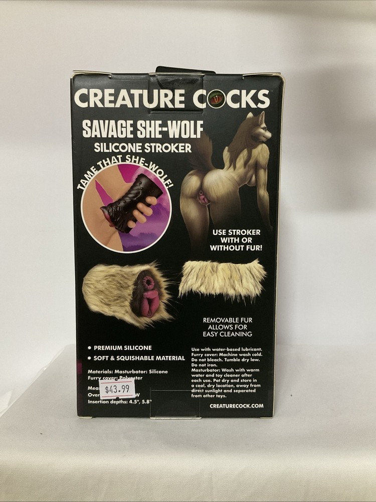 Creature Cocks Savage She-Wolf Stroker