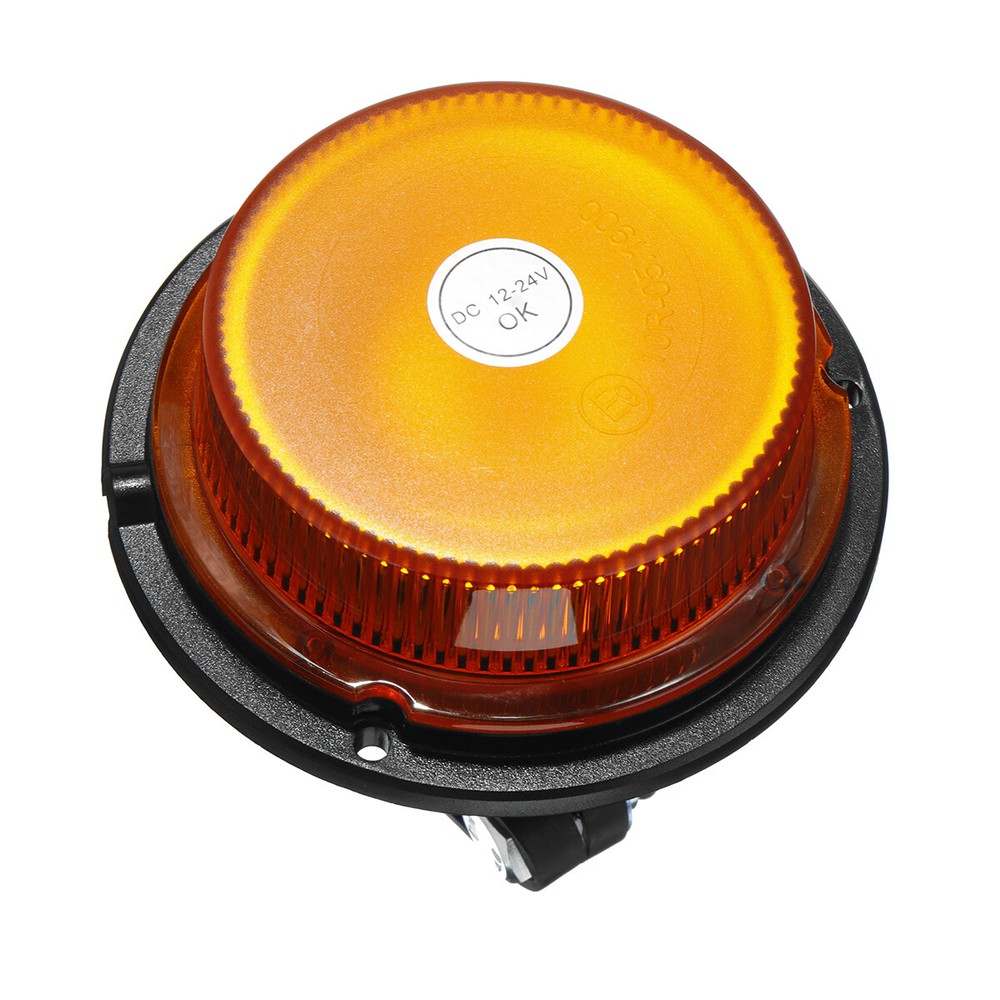Flashing Lamp Beacon Flexble Din Pole Mount Tractor Warning Light 12-24V LED