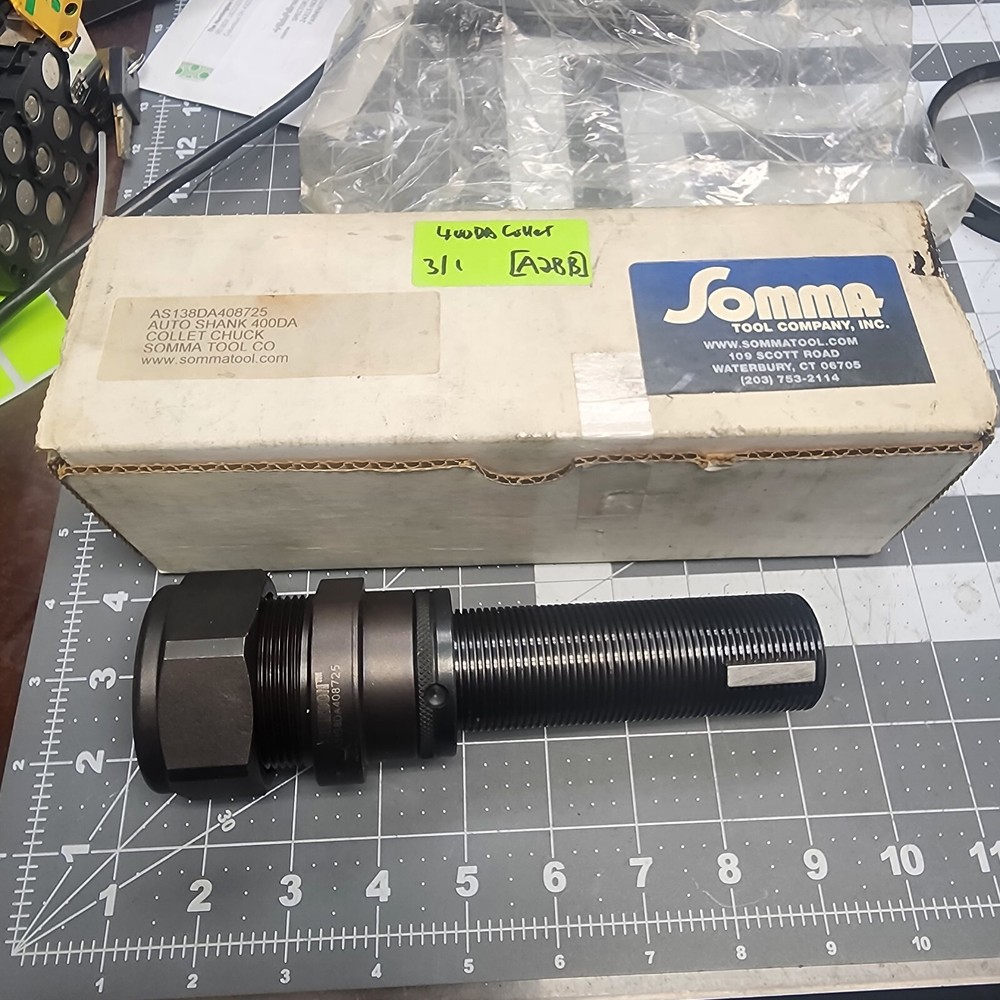 1-3/8-12 AUTO THREADED SHK 400DA COLLET XCHUCK AS138DA408725 Erickson [A2BB]