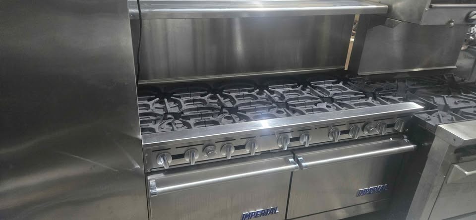 Imperial 10 burner stove with double oven