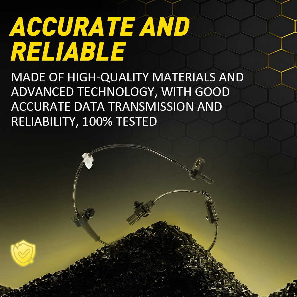 2Pcs Front Right + Left ABS Wheel Speed Sensor for 2012-2015 Honda Civic