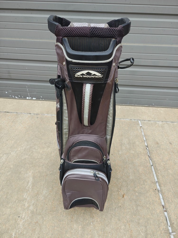 Sun Mountain Sync 14 Divider Golf Cart Bag w Raincover