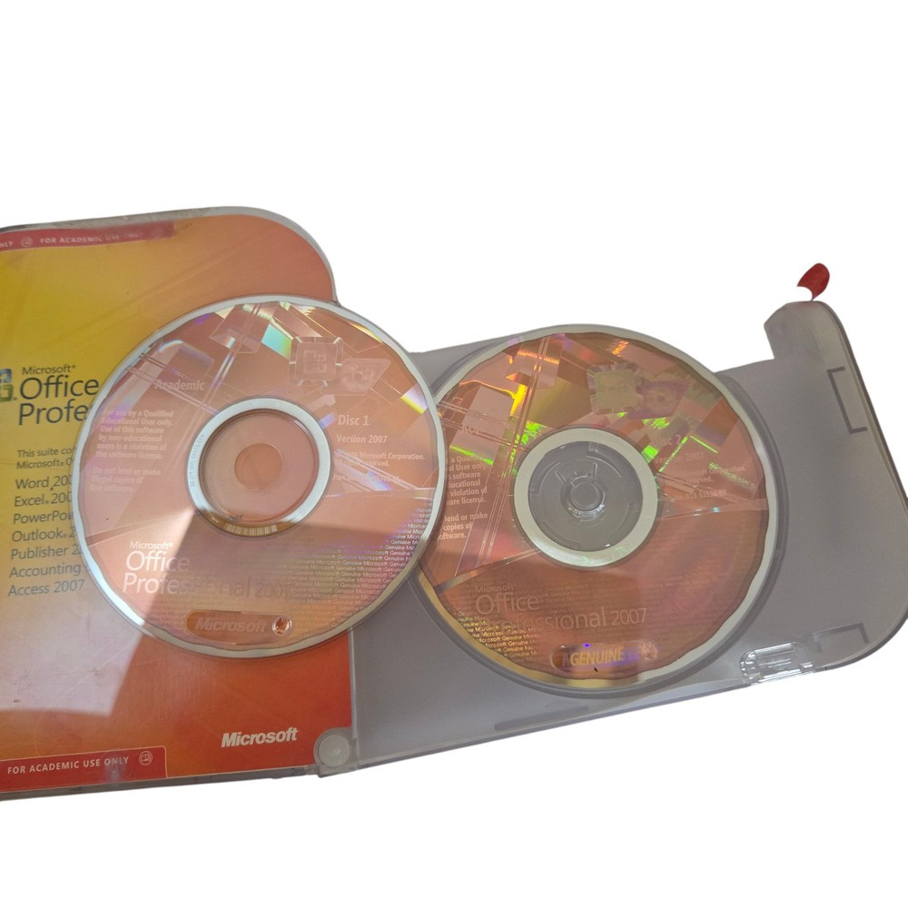 Microsoft Office 2007 Professional Full English Retail Version Academic 32 Bit