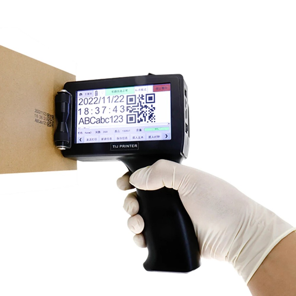 Portable Handheld Label Online Tij Thermal Inkjet Printer Coding Machine Label