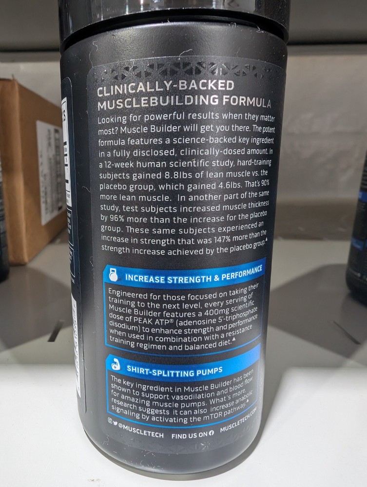 MuscleTech Muscle Builder Exp *1/2028* Free Ship