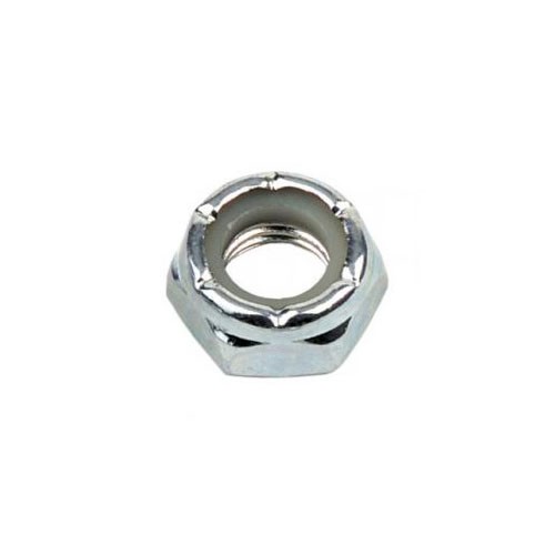 Shorty's Hardware Skateboard Truck Replacement Axle Nuts 4 Pack Silver