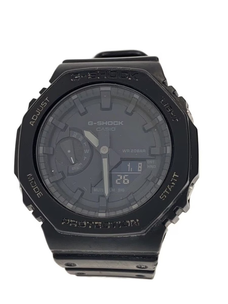 CASIO Quartz Wristwatch G SHOCK Digital Analog BLK BLK