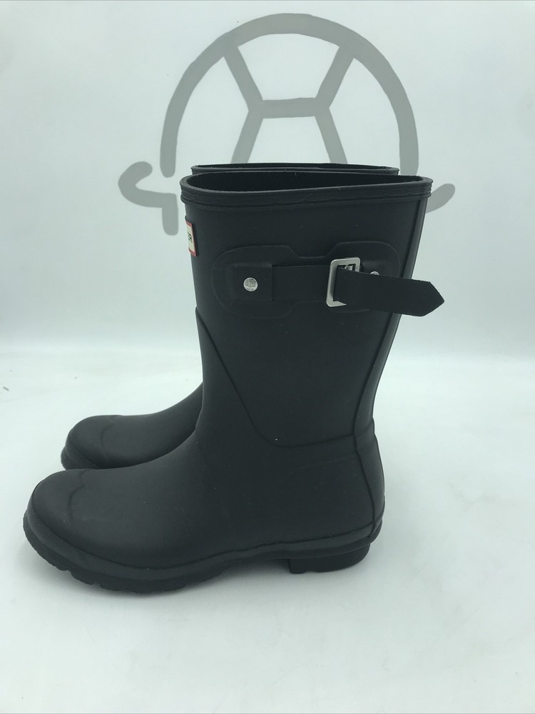 Hunter Women's Original Classic Short Side-Adjustable Rain Boots-Rubber Boot