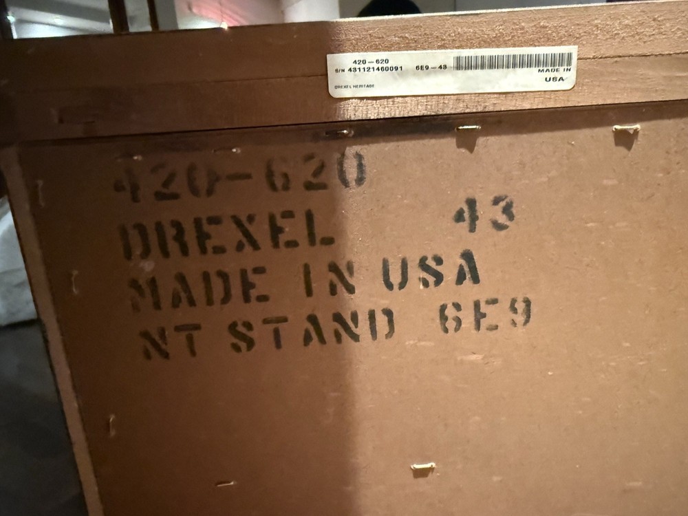 drexel heritage furniture bedroom set