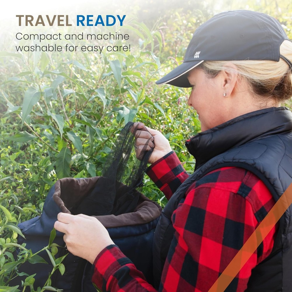 Mosquito Head Net - Ultra-Fine Bug Net for Maximum Head Protection – Lightwei...