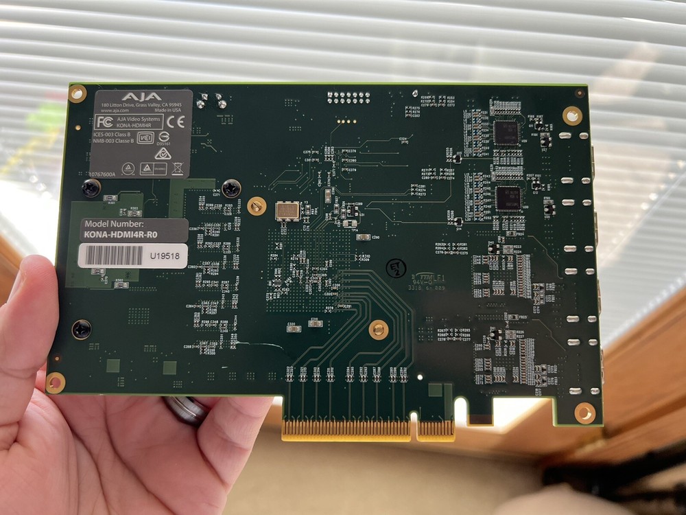 AJA KONA 4 (Missing I/O Shield)