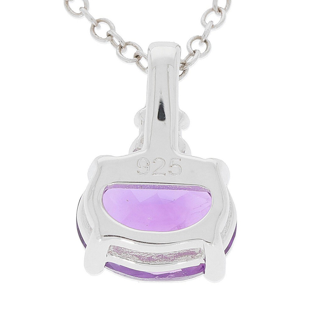 Sterling Silver Semi Mount Pendant Setting Oval OV 8X6mm