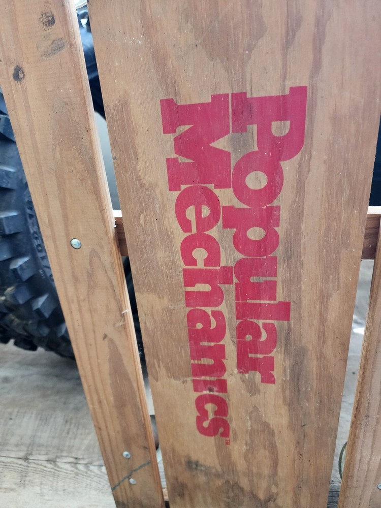 Vtg Popular Mechanics rolling creeper